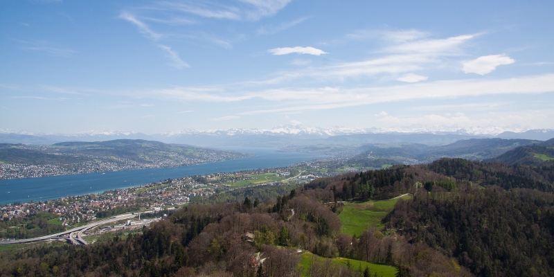 Tagesausflug nahe Zürich - Blick auf den Uetliberg