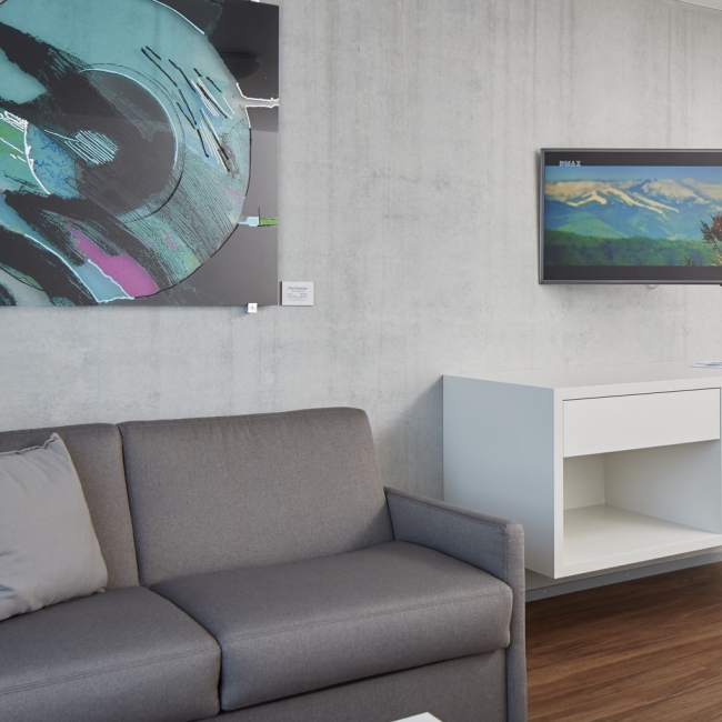 Möblierte Wohnung bei Zürich mit Schlafsofa