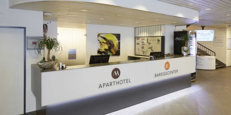 Moderne Rezeption des Aparthotel Baden 